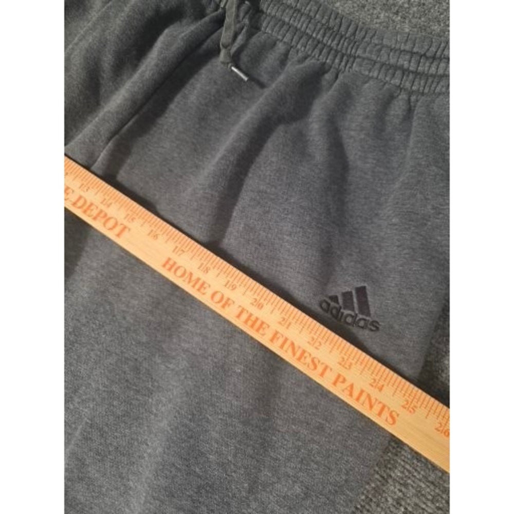 Adidas Mens 2XLT Essentials Big Logo Sweatpants Heather Grey Joggers Athleisure - Picture 6 of 12